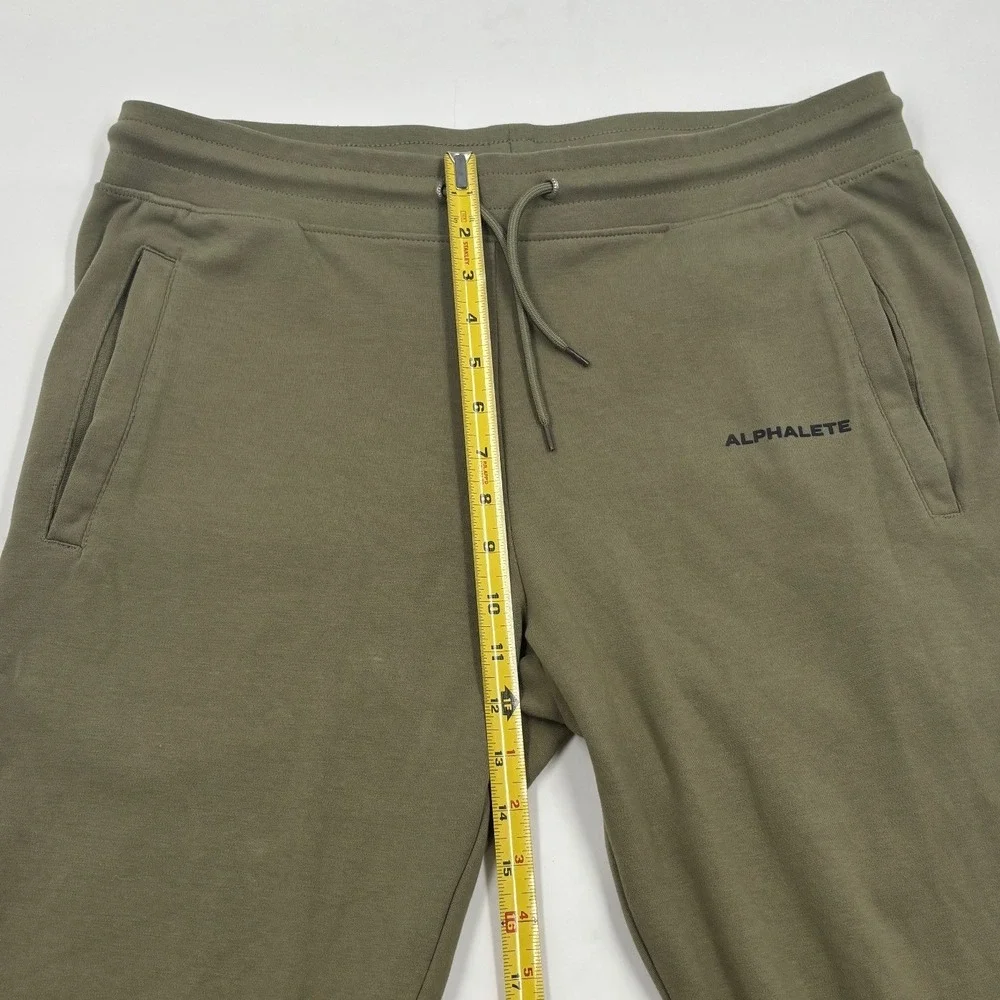 Alphalete Men's XL Green Graphic Slim Fit Polyester Essential‎ Core Joggers